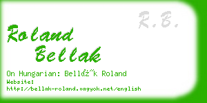 roland bellak business card